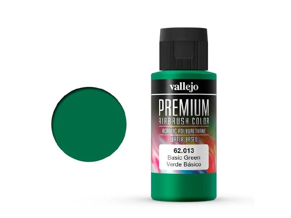 Vallejo PREMIUM Color 62013 Basic Green 60ml Finální Výprodej