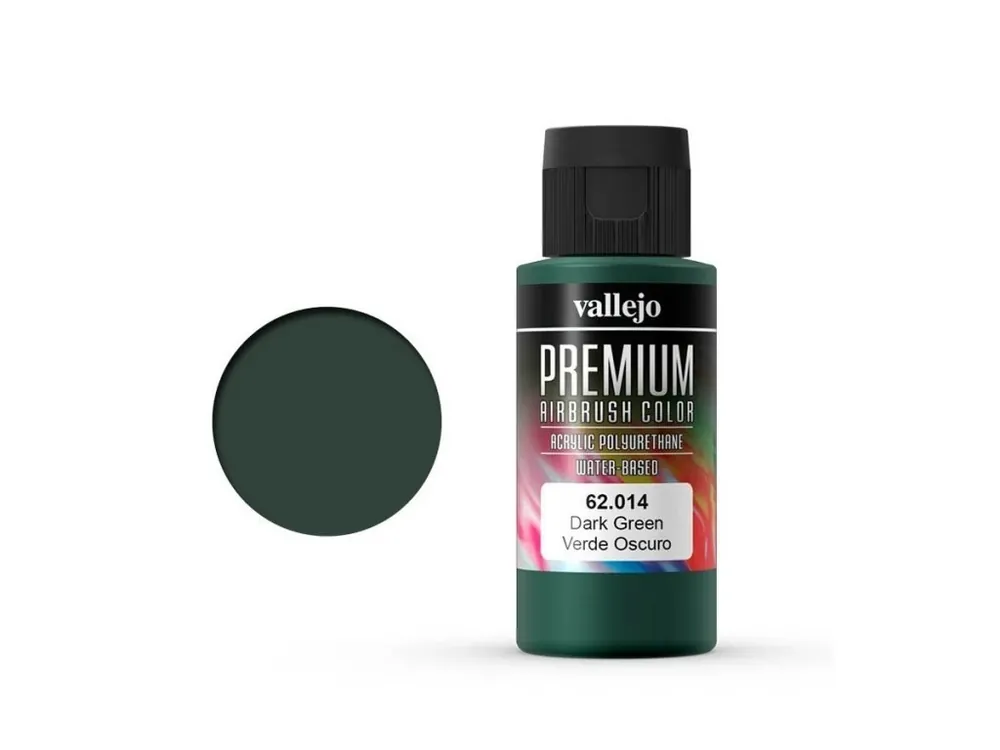 Vallejo PREMIUM Color 62014 Dark Green 60ml Cenově Výhodný