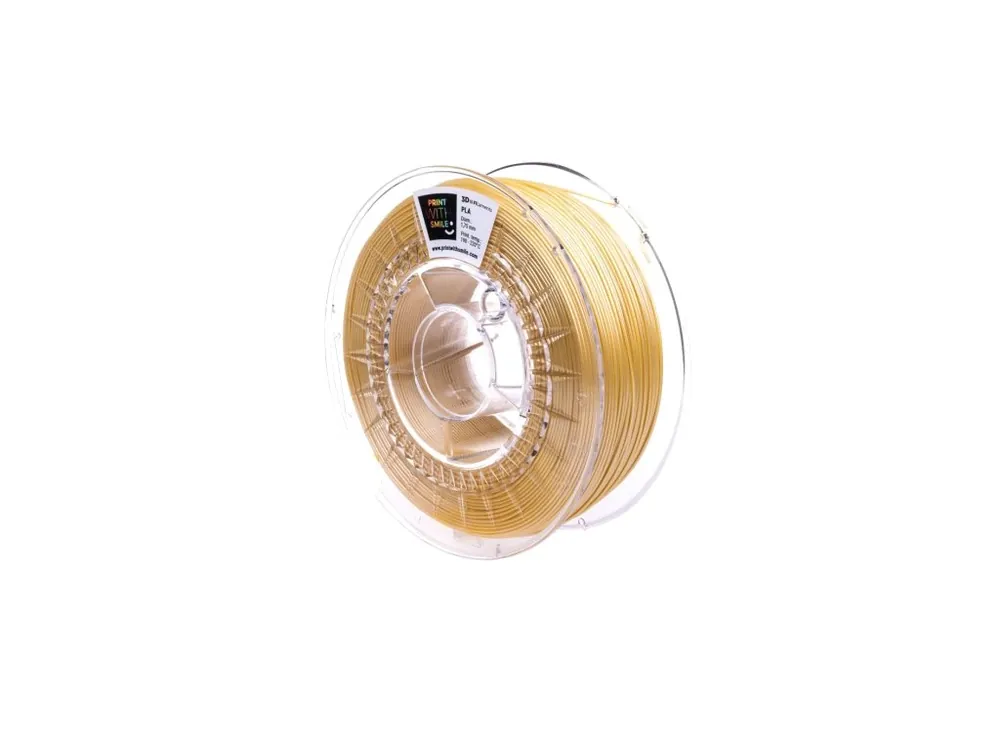 Akční Nabídka PLA SATIN filament Yellow 1,75 mm Print With Smile 1 kg