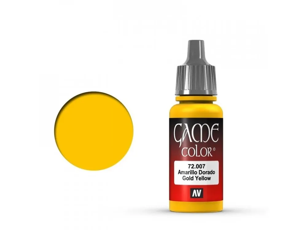 Vallejo Game Color 72007 Gold Yellow 18 ml Omezená Nabídka