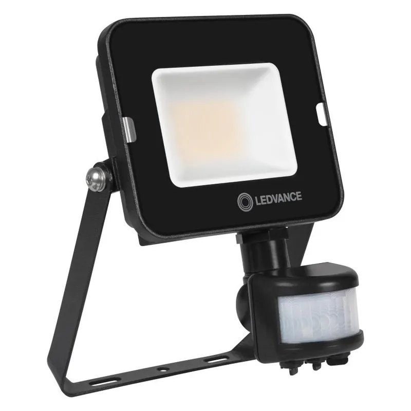 LED reflektor s pohybovým čidlem LEDVANCE FL COMP SEN V 20W 1800 lm 3000K IP65 IK06 černý Jen Po Omezenou Doba