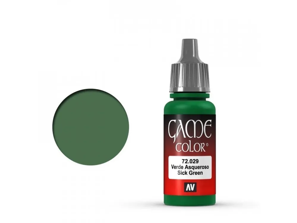 Vallejo Game Color 72029 Sick Green 18 ml Ověřený