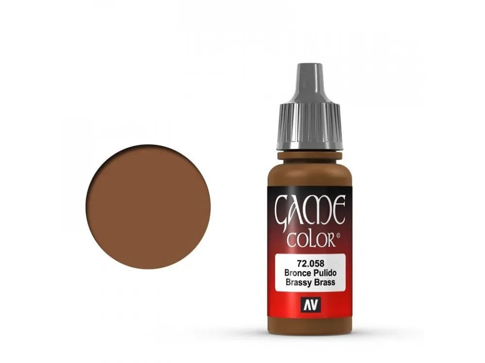 Vallejo Game Color 72058 Brassy Brass 18 ml Horká Nabídka