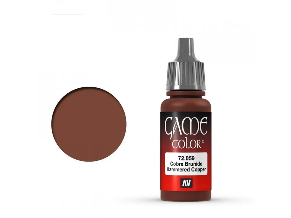 Rychlé Dodání Vallejo Game Color 72059 Hammered Copper 18 ml