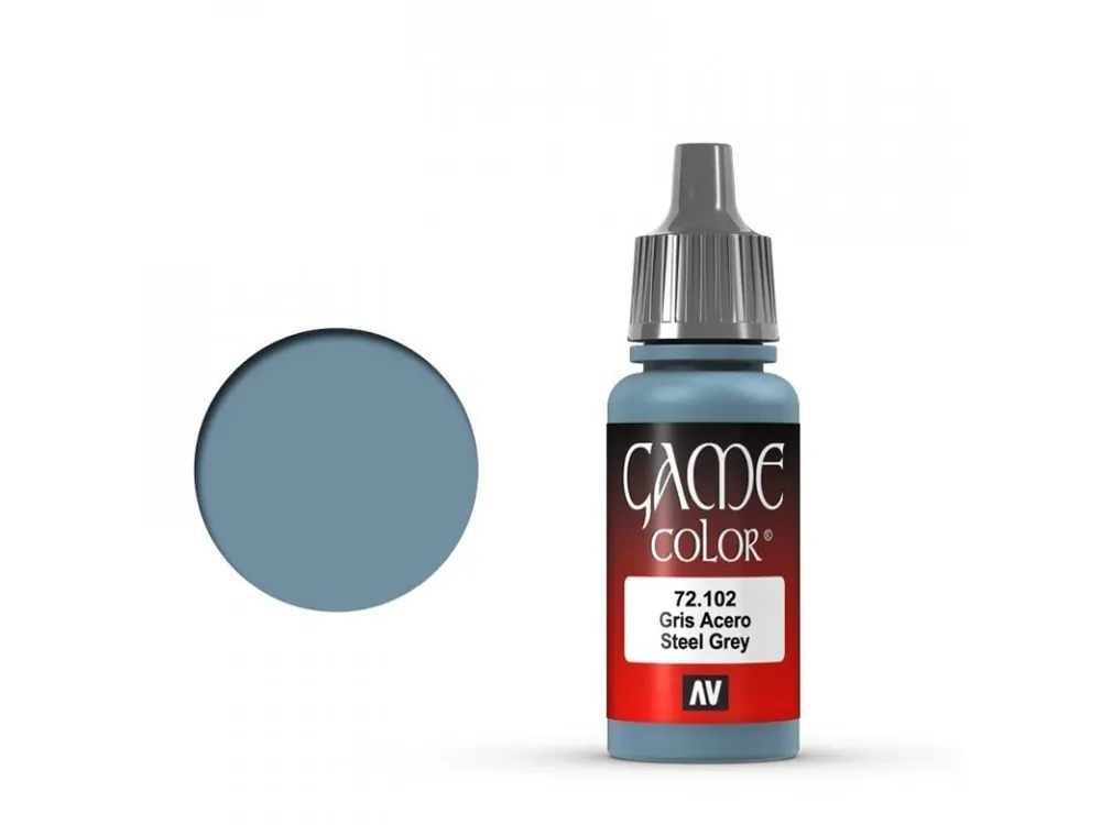 Levný Vallejo Game Color 72102 Steel Grey 18 ml