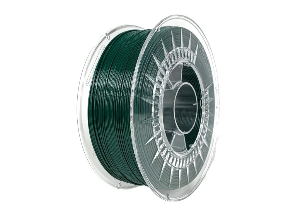 Víkendová Akce PET-G filament 1,75 mm závodní zelená Devil Design 1 kg