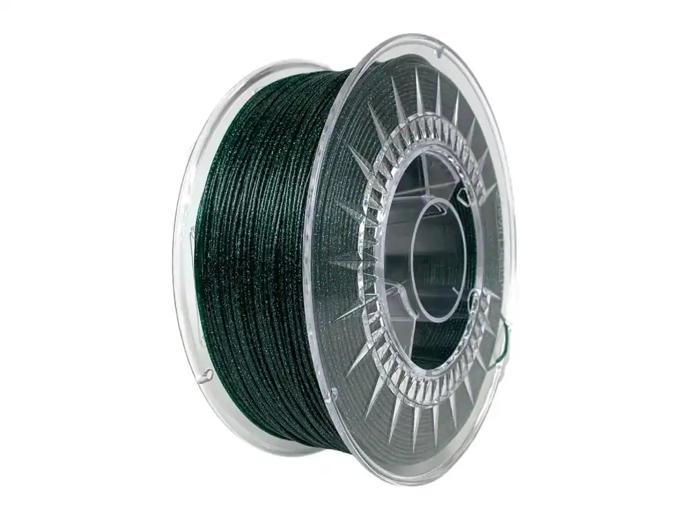 PLA filament 1,75 mm Galaxy třpytivý zelený Devil Design 1 kg Speciální Cena