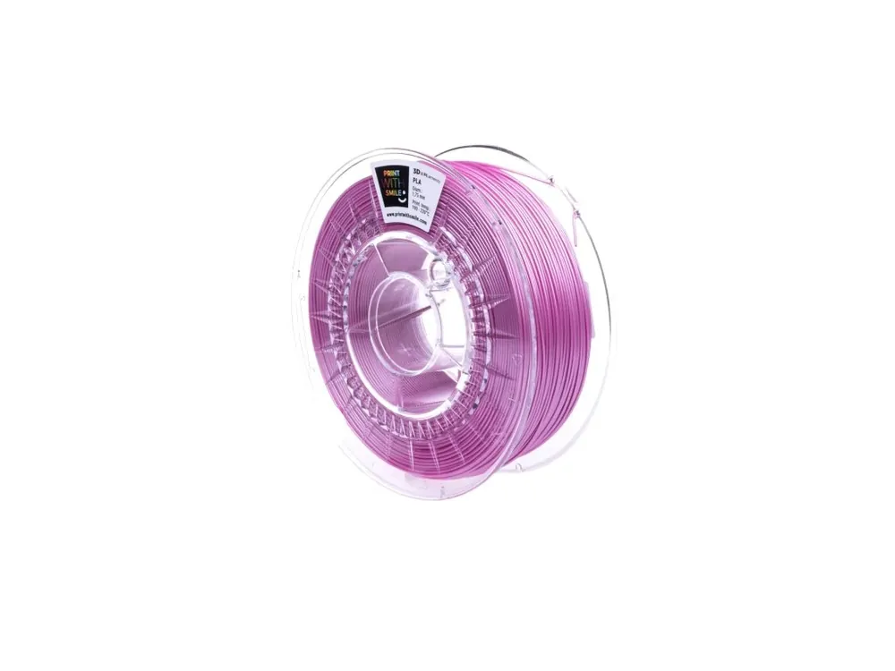 Nízká Cena PLA SATIN filament Princess Pink 1,75 mm Print With Smile 0,5 kg