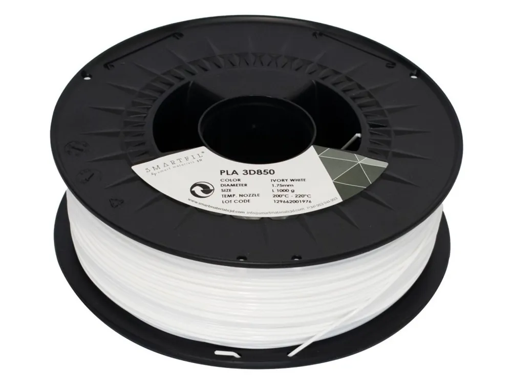 PLA 3D 850 filament bílý 1,75 mm Smartfil 3,3 kg Novinka