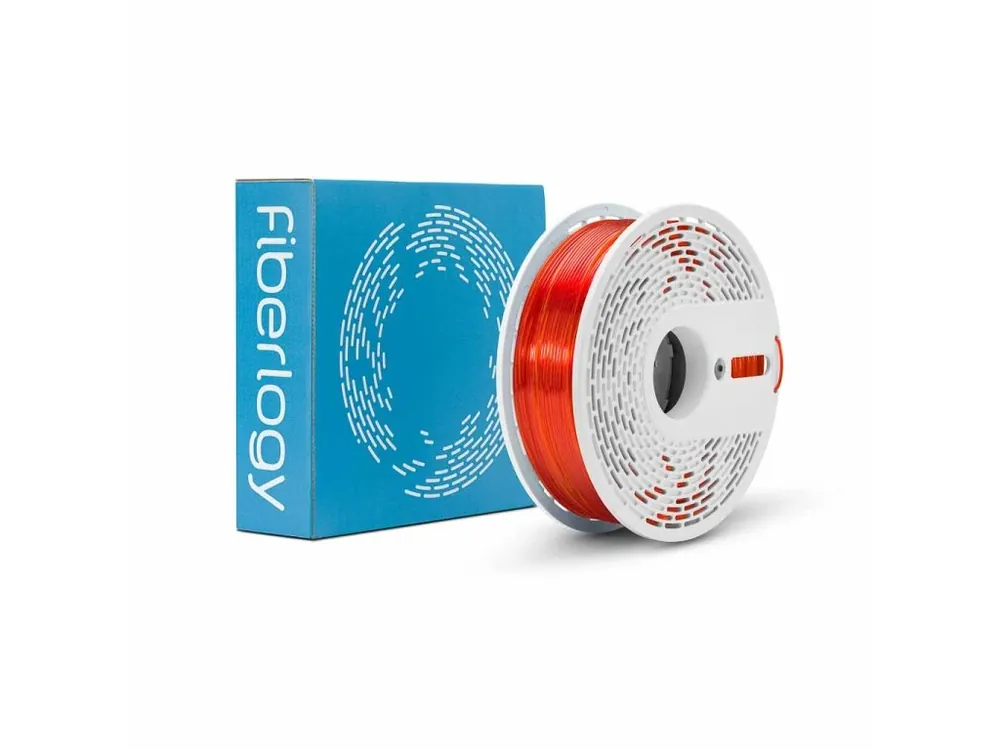 Akce EASY PETG filament oranžový transparentní 1,75 mm Fiberlogy 850 g EASY