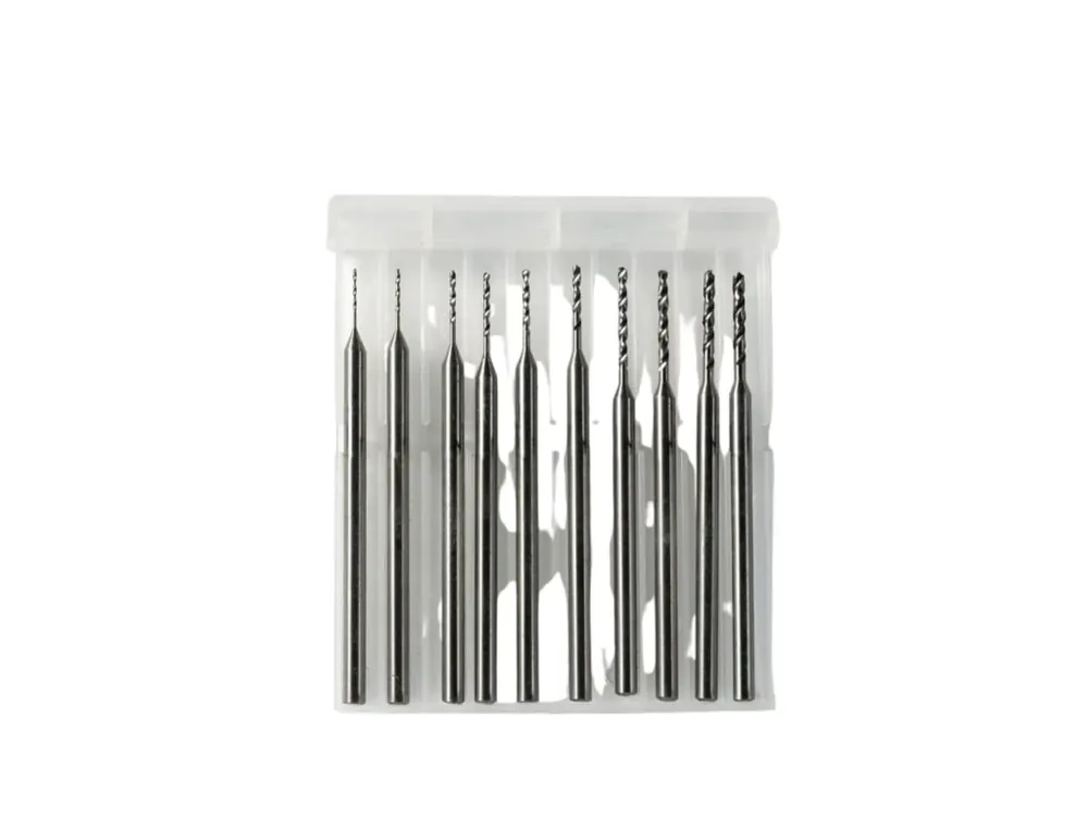 Nová Kolekce AK TOOLS AK9043 Mikro vrtáčky 0,4-1,3 - 10 ks