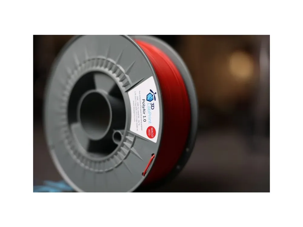 Hit Sezóny PolyLight 1.0 LW PLA WACO červený filament 1,75 mm 3DLabPrint 1 kg