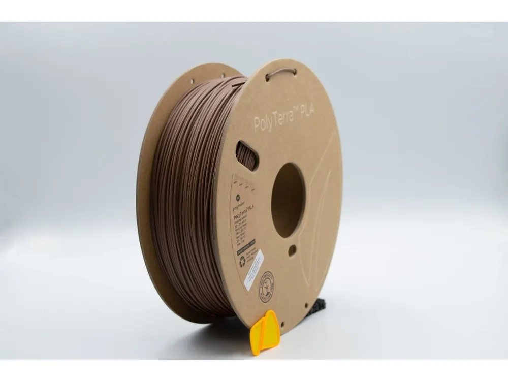 Akce PLA PolyTerra filament Earth Brown 1,75 mm Polymaker 1000 g