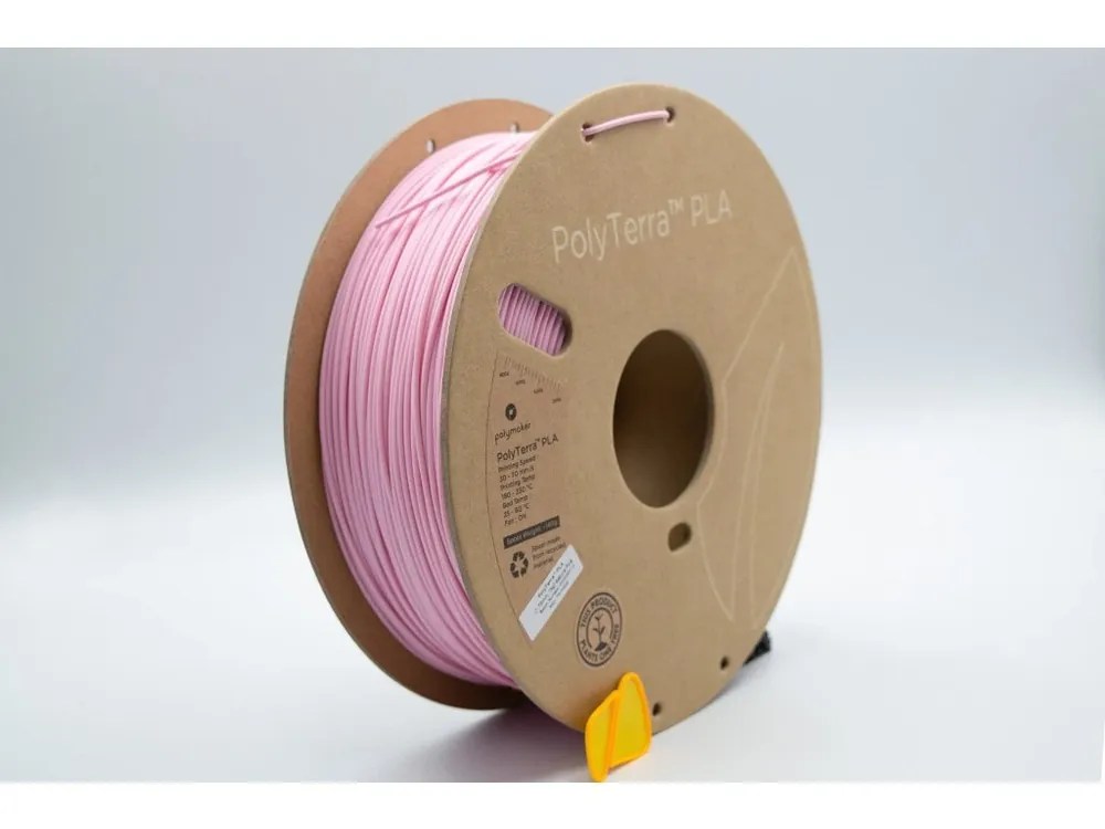 Finální Výprodej PLA PolyTerra filament Sakura Pink 1,75 mm Polymaker 1000 g