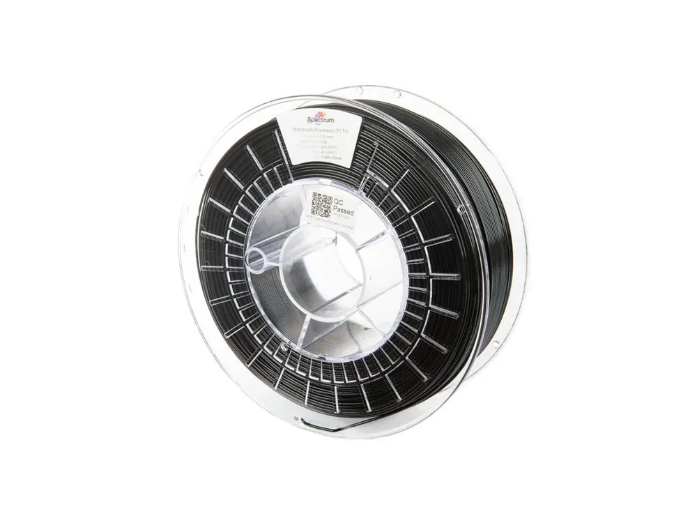 PCTG filament černý 1,75 mm Spectrum 1 kg Nakupujte Hned