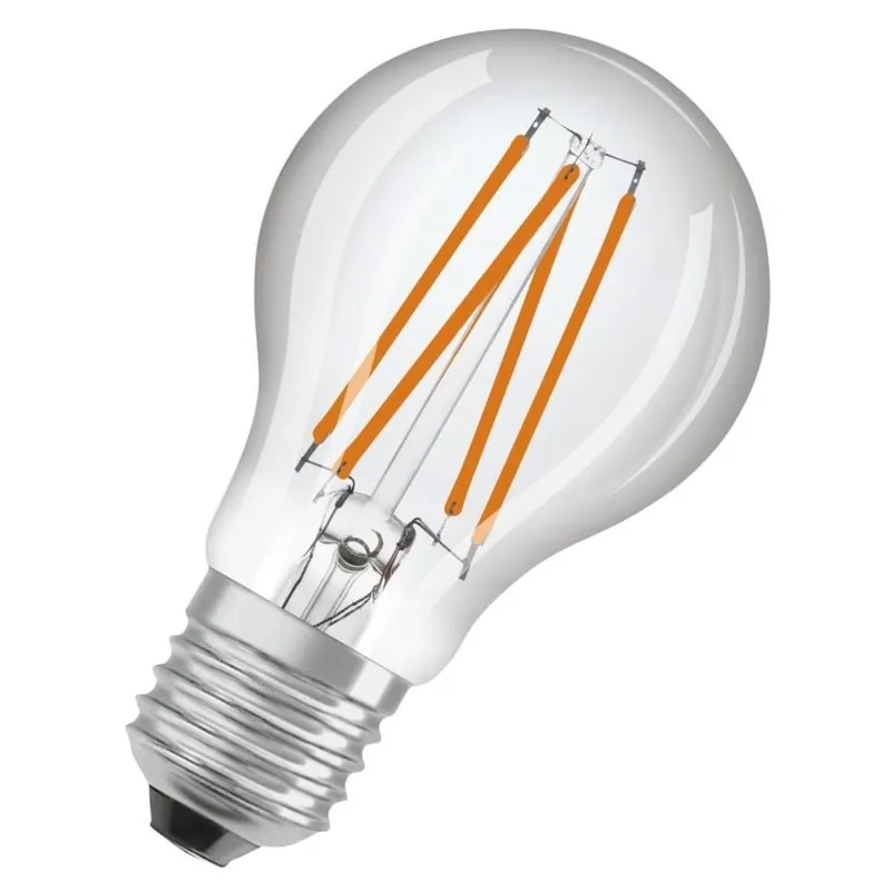 Cenová Bomba LED žárovka Classic LEDVANCE CLA60DS E27 7.3W (60W) 806 lm 2700K 827 filament čirá se senzorem denního světla