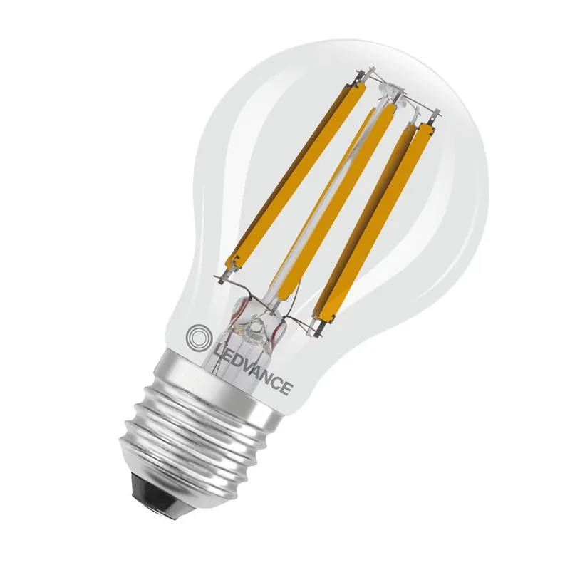 Horká Nabídka LED žárovka Classic LEDVANCE DIM Energy efficiency CLA75 E27 5.7W (75W) 1055 lm 2700K 827 filament čirá stmívatená