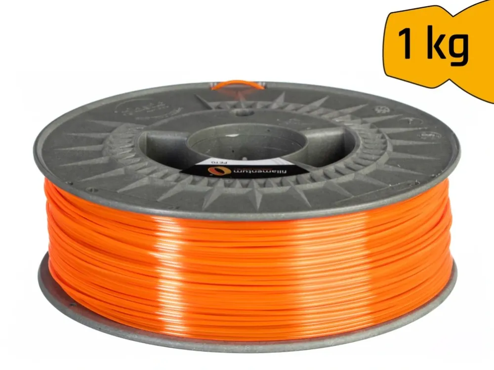 Akční Nabídka PETG Neon Orange Transparent 1,75 mm Fillamentum 1 kg