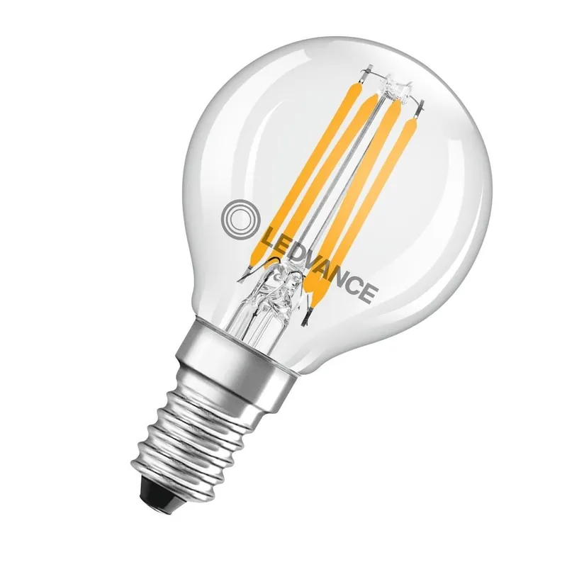 Pouze Dnes LED žárovka mini globe LEDVANCE CLP40 E14 4W (40W) 470 lm 2700K 827 filament čirá