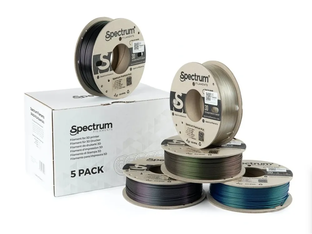 PLA Spectrum 5Pack Essentials(5x 0,25 kg) Novinka