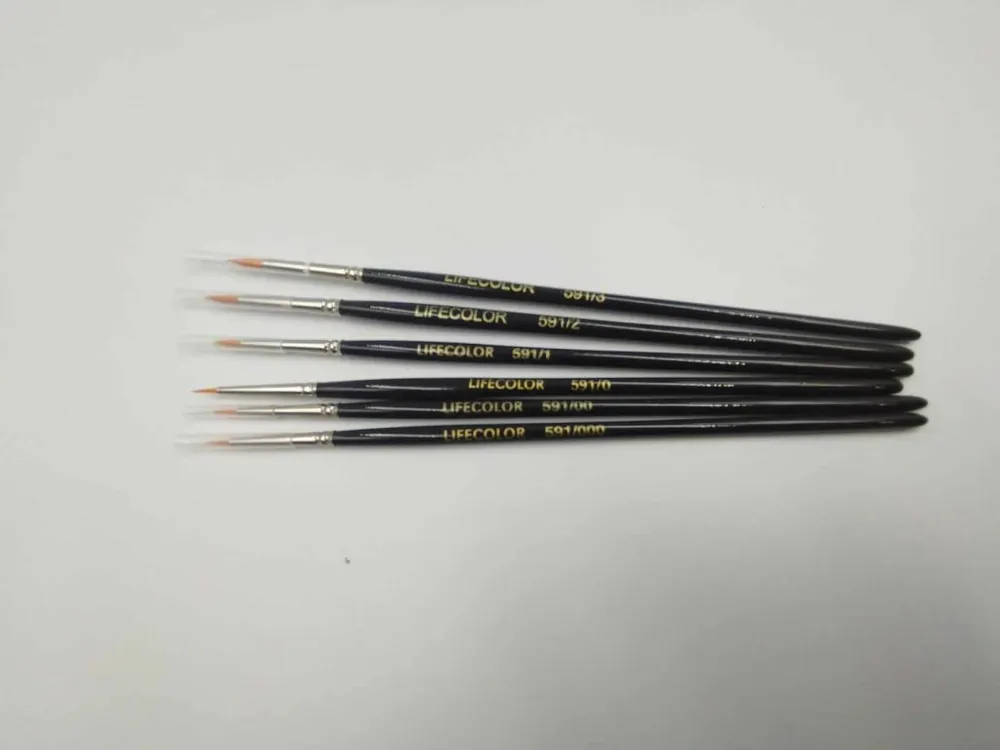 Časově Omezené Kulatý štětec LifeColor Golden Toray s umělým vlasem 0