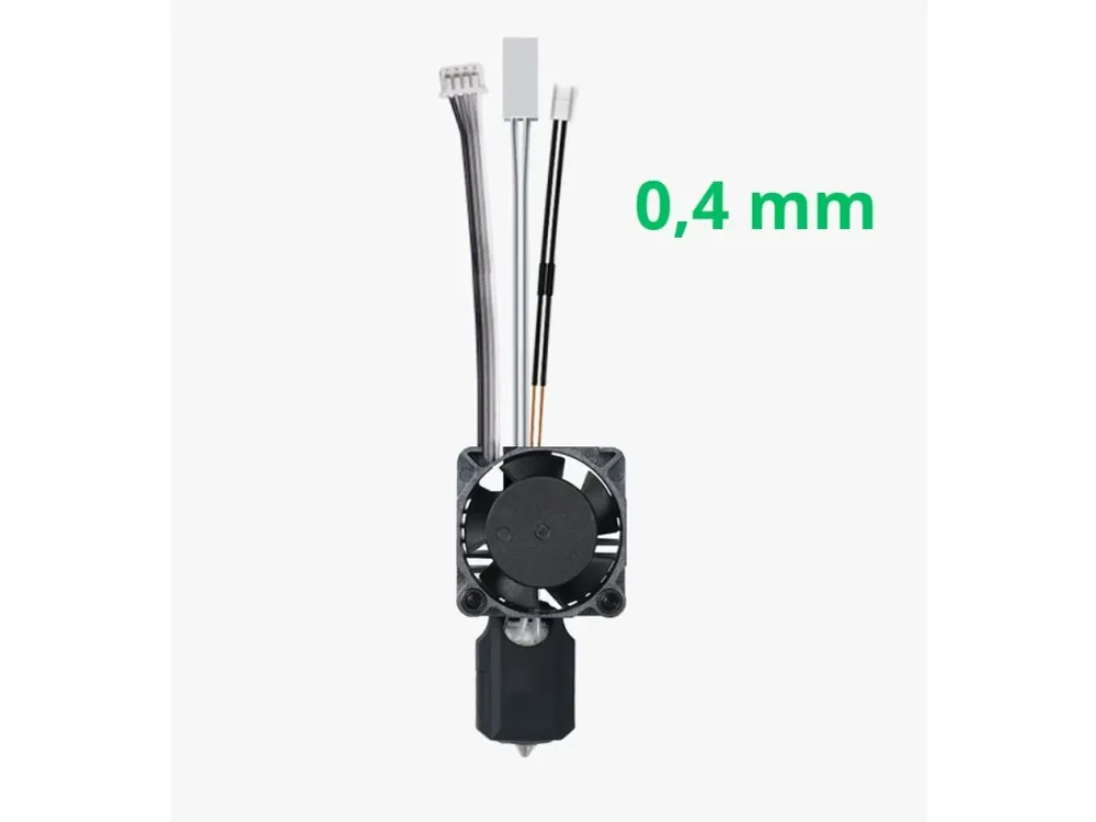 Kompletní hotend 0,4 mm Hardened Steel pro Bambulab X1E Rychlé Dodání