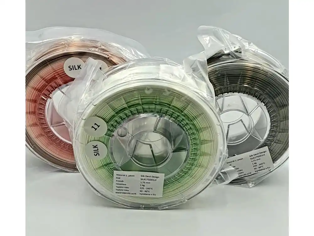 SILK filament 1,75 mm Devil Design 2. jakost - barva Zlevněný