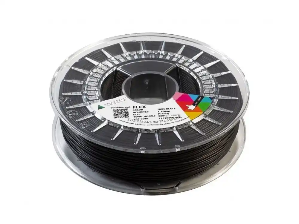 Jen Po Omezenou Doba FLEX filament černý 1,75 mm 750 g Smartfil 98A