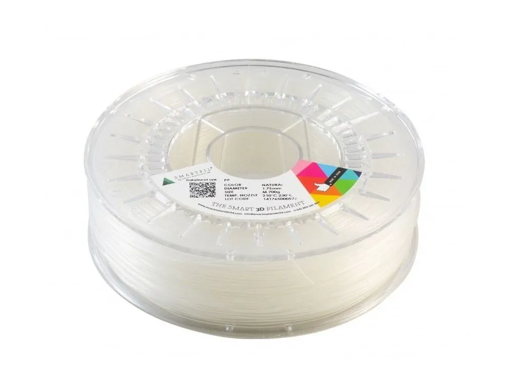 PP filament přírodní 1,75 mm Smartfil 650 g Omezená Nabídka