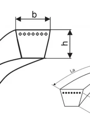 Odeslání Ihned Klínový řemen XPA 892 Lw PP ProfiPlus-X Rubena