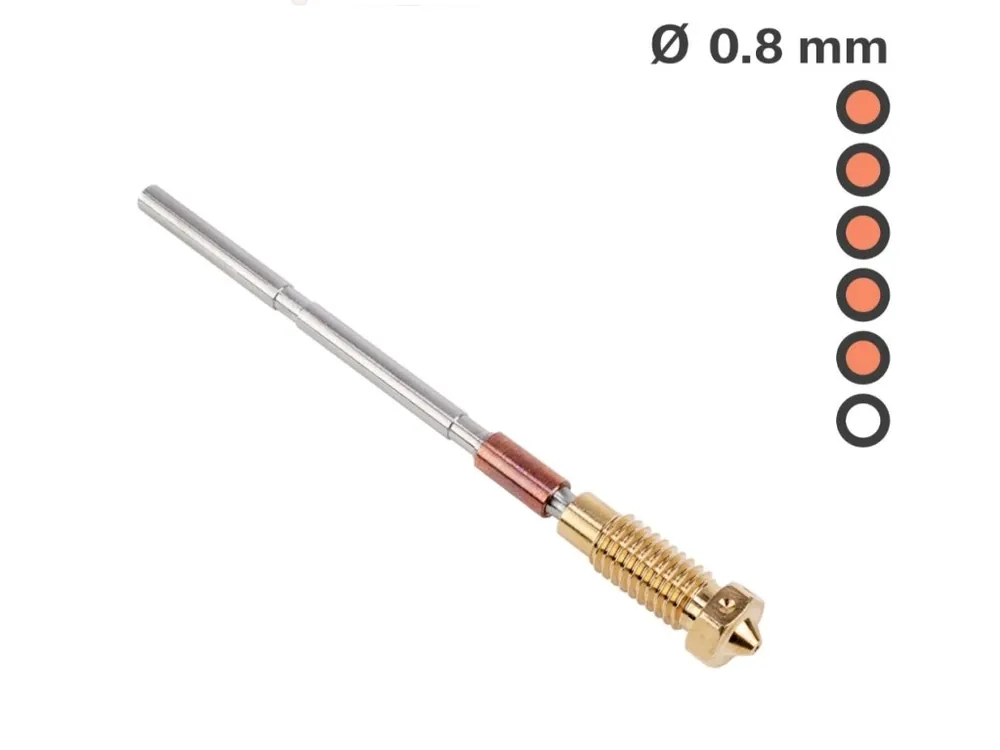 Prusa Nextruder tryska Brass 0,8 mm Akce