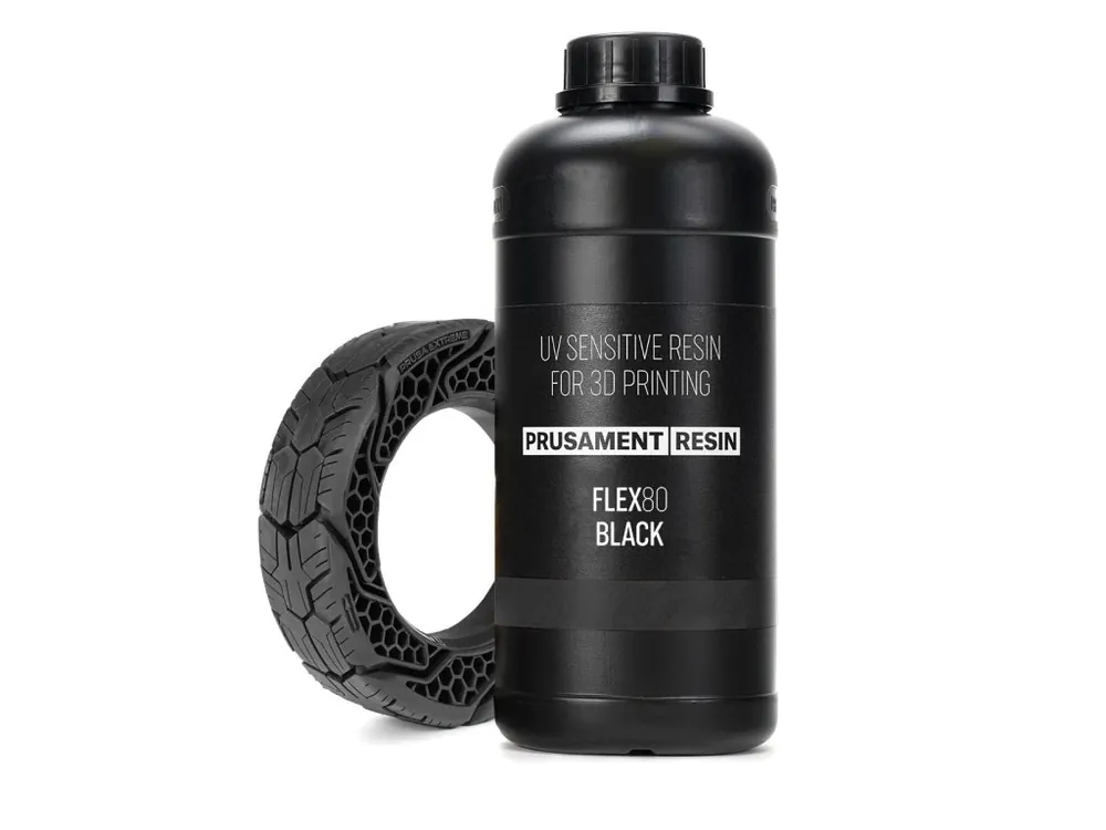 Prusament Resin Flex80 Black 1 kg Finální Výprodej