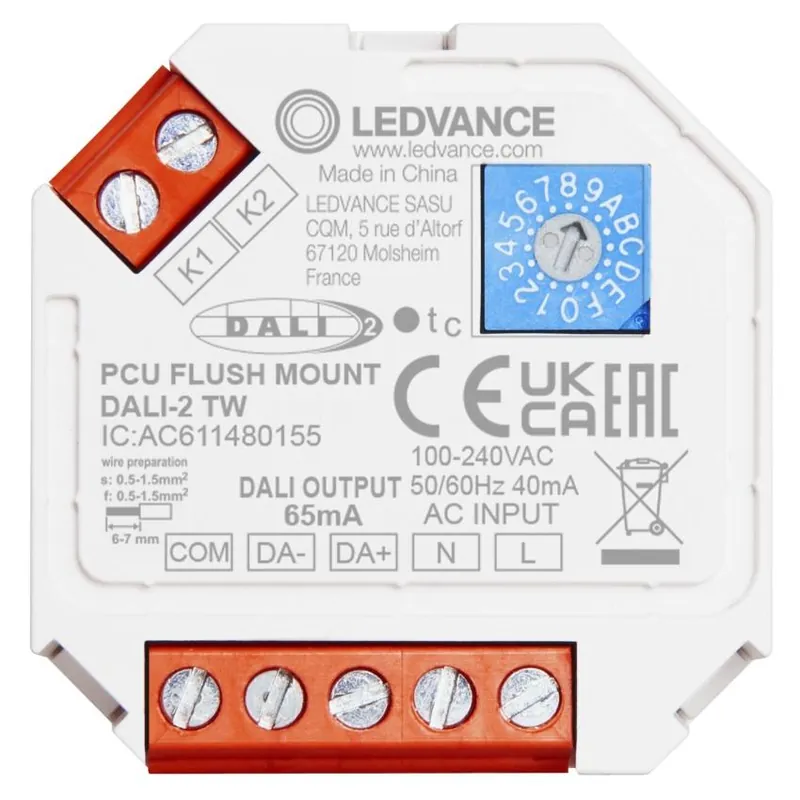 Cenová Bomba Ovladač LEDVANCE PUSH CONTROL UNIT FLUSH MOUNT DALI-2 TW