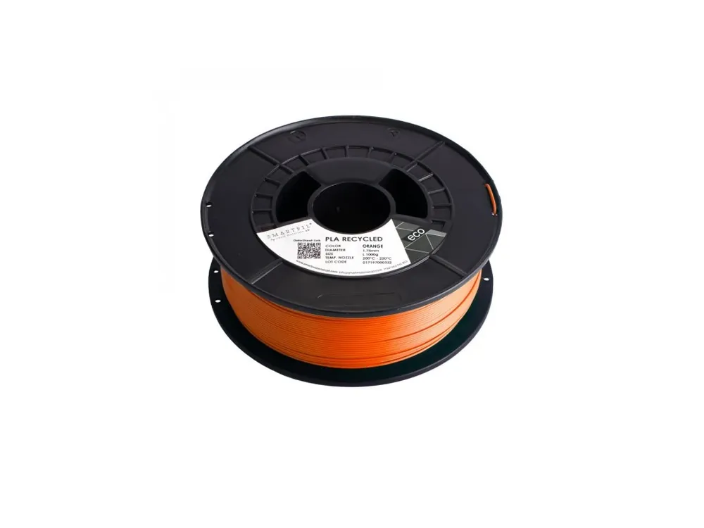 PLA filament z recyklátu oranžový 1,75 mm Smartfil 1 kg Jen Po Omezenou Doba