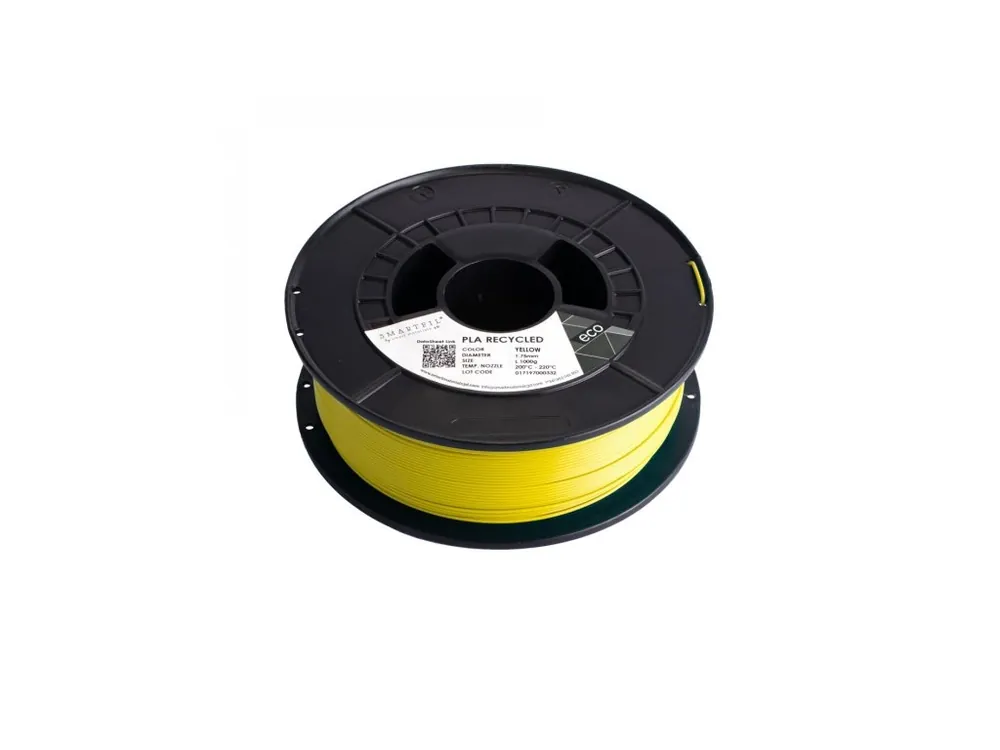 PLA filament z recyklátu žlutý 1,75 mm Smartfil 1 kg Objednat Nyní