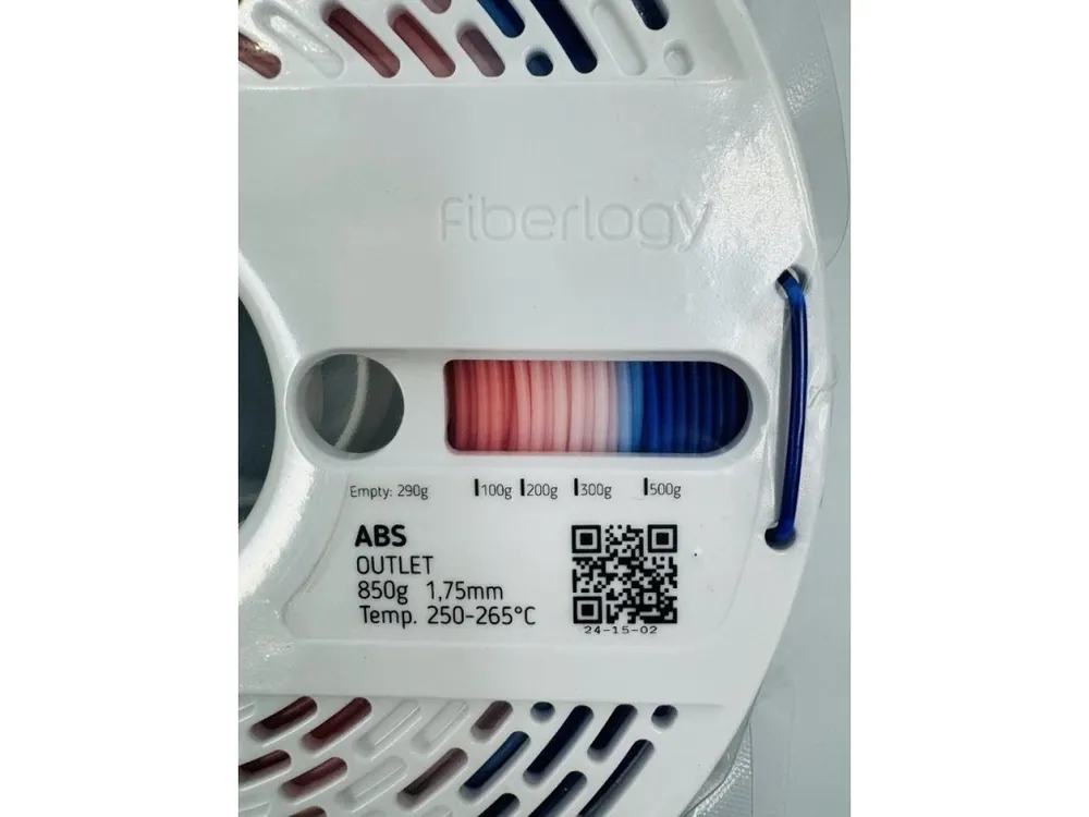 ABS filament OUTLET 1,75 mm Fiberlogy 0,85 kg Hit Sezóny