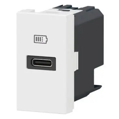 Dokud Zásoby Vydrží LEGRAND INCARA 077690L MOSAIC NABÍJEČKA USB-C 3A 20W 1M BÍLÁ