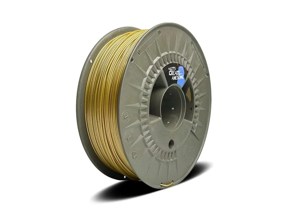 Autentický PLA filament Extrafill Gold Happens 1,75 mm 1 kg Fillamentum