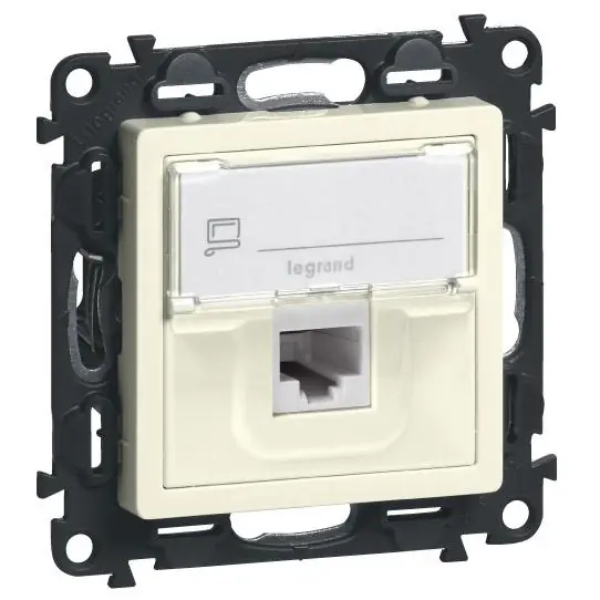 Super Cena Datová zásuvka Legrand Valena Life 1xRJ45 STP cat5e LIN, 75C5SE1, béžová