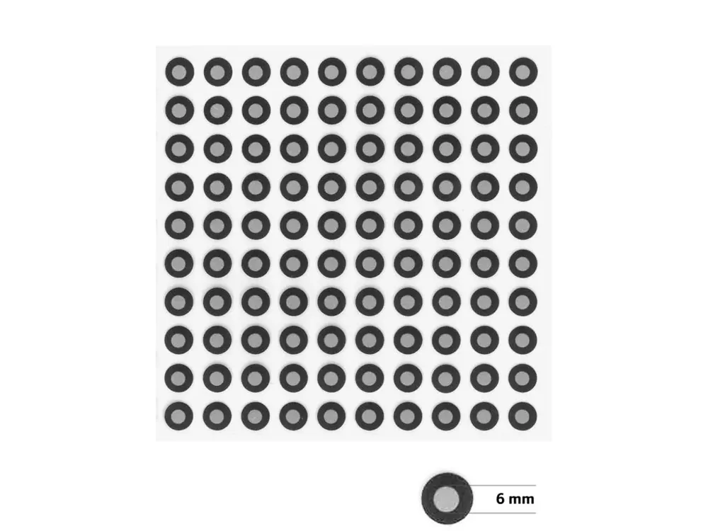 Markery pro 3D skenování, 6 mm, 500 ks Nízká Cena