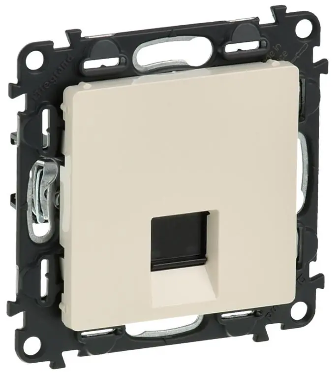Datová zásuvka Legrand Valena Life 1xRJ45 UTP cat5e LCS, 753240, béžová Vrácení Zdarma