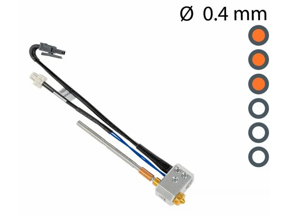 Akce Prusa Hotend brass High Flow 0,4 mm
