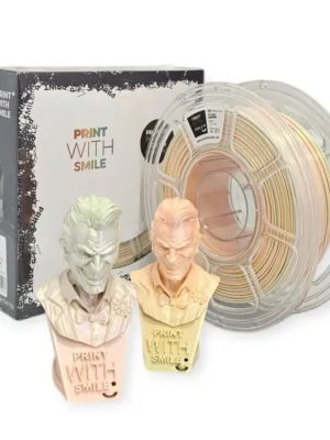 PLA SILK filament Pastel Rainbow 1,75 mm Print With Smile 1 kg Hit Sezóny