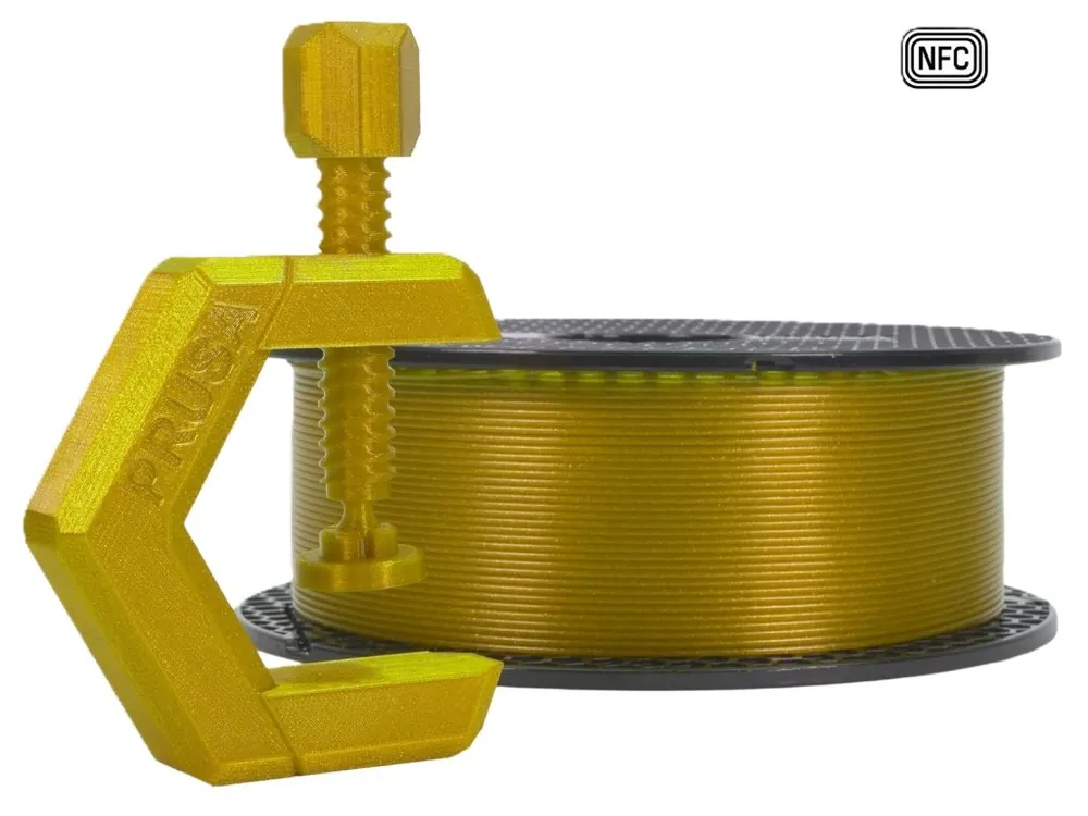 Prusament PETG Yellow Gold 1 kg (NFC) Sleva