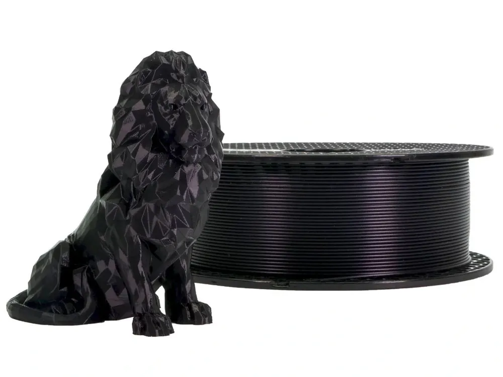 Prusament PLA Jet Black 1 kg (NFC) Zlevněný