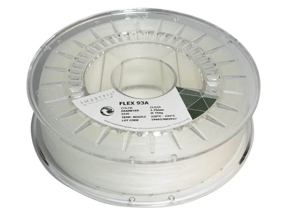 Poslední Šance FLEX filament Clear 1,75 mm Smartfil 750 g 93A