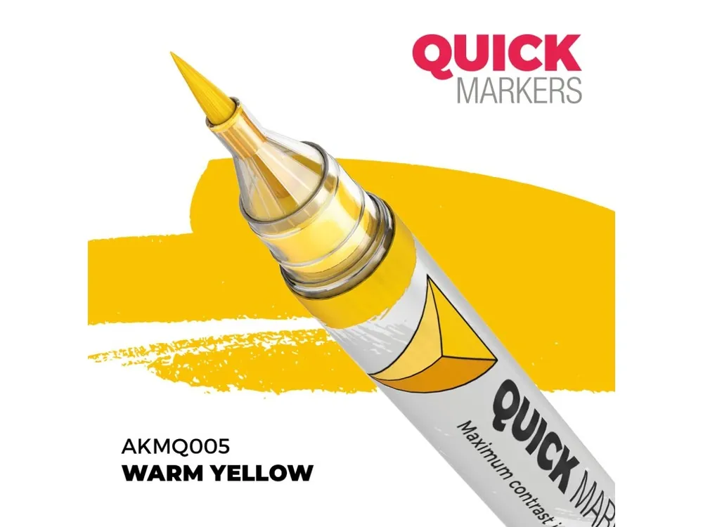 AK QUICK MARKER akrylový fix AKMQ005 WARM YELLOW Bezpečná Platba