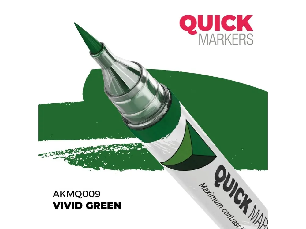 Cenový Hit AK QUICK MARKER akrylový fix AKMQ009 VIVID GREEN