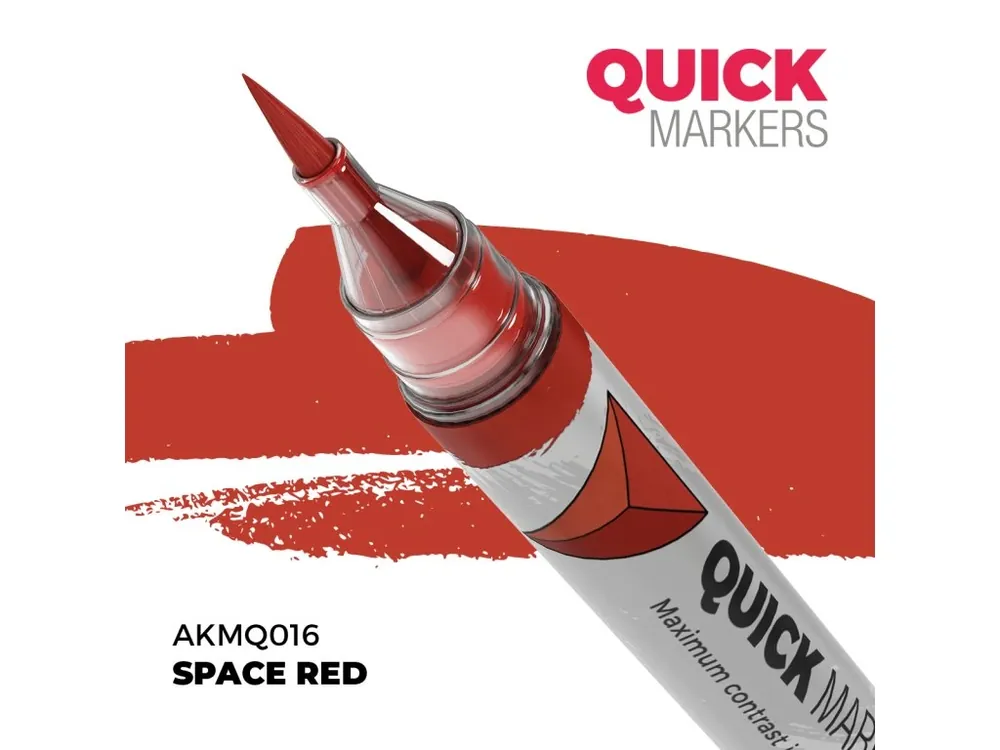 AK QUICK MARKER akrylový fix AKMQ016 SPACE RED Originální