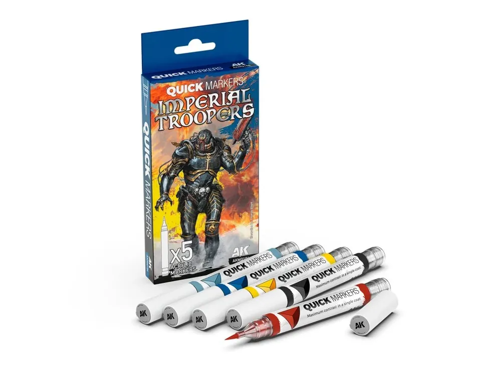 AK QUICK MARKER SET AKMQ104 IMPERIAL TROOPERS 5x akrylový fix Tovární Cena